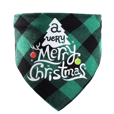 Pañuelo Triangular Navideño para Mascotas - DIY Babero Absorbente para Perros - Image 17