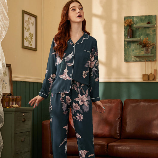 Pantalones Largos de Algodón y Seda para Casa - Comodidad Premium - Image 10