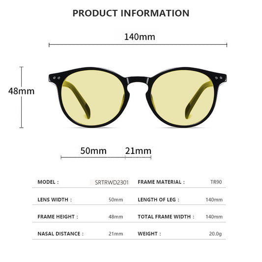 Gafas Antiluz Azul con Filtro UV - Diseño Reductor de Facciones - Image 2