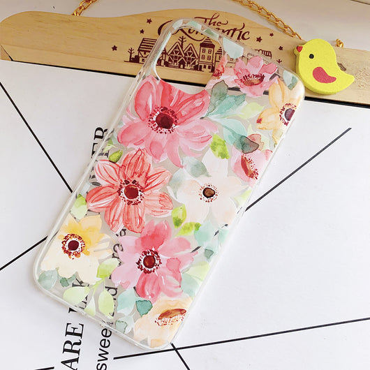 Funda de Silicona Floral Compatible con Apple - Image 5
