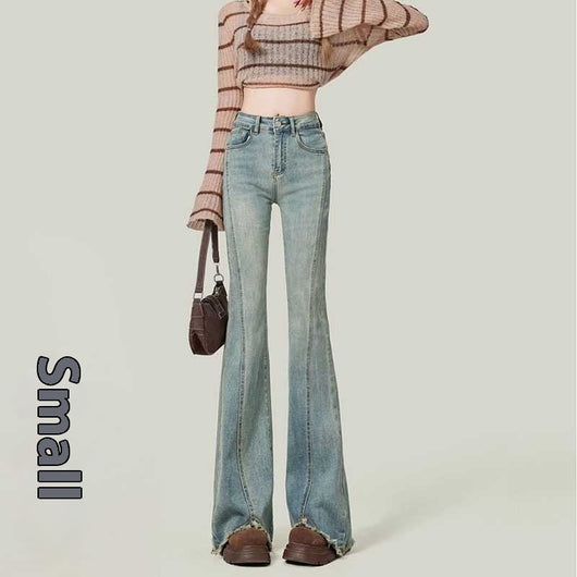 Jeans Retro Acampanados para Mujer - Estilo Clásico Americano - Image 3