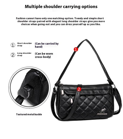 Bolso Bandolera de Cuero PU Texturizado Suave - Image 35