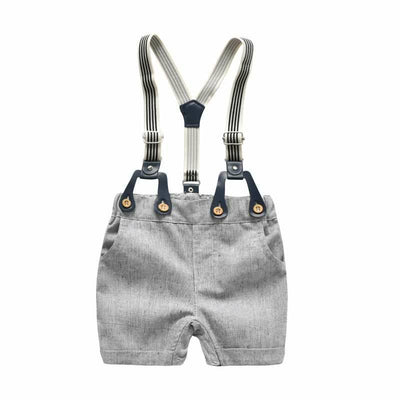 Traje Caballero Infantil con Tirantes - Pantalón Corto Algodón Premium - Image 7
