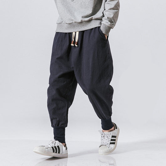 Pantalones Harem Slim Fit para Hombre - Diseño Minimalista - Image 8