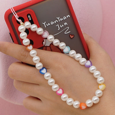 Cadena Personalizadas para Celular con Perlas Imitación - Accesorio Elegante para Chicas - Image 28