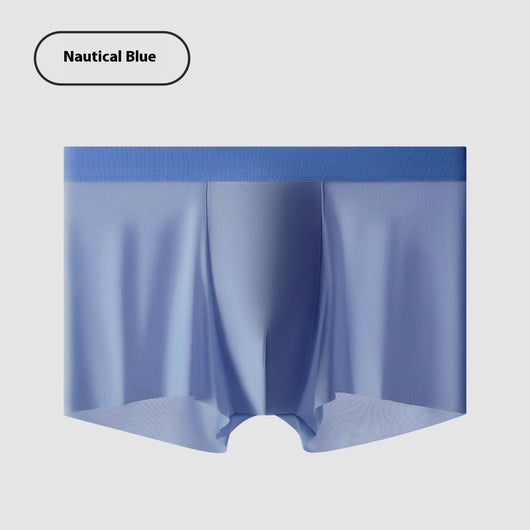 Bóxers Antibacterianos de Seda Fría para Hombre con Entrepierna Refrescante - Image 7