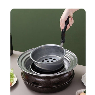 Horno Portátil para Asado sin Humo con Parrilla de Carbón - Image 14