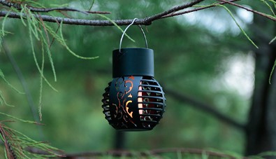 Lámpara Solar Colgante con Efecto Llama para Balcón y Terraza - Image 9