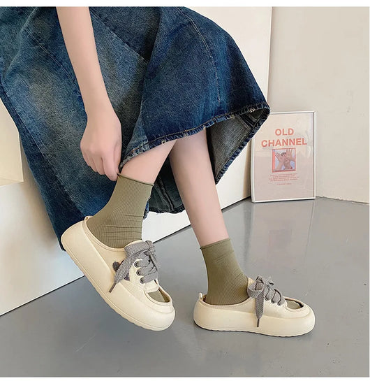 Pantuflas de Lona para Mujer con Suela Acolchada - Comodidad y Estilo - Image 25