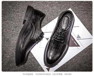 Zapatos Casuales de Cuero Genuino Británicos para Hombre - Tallas Grandes - Image 14