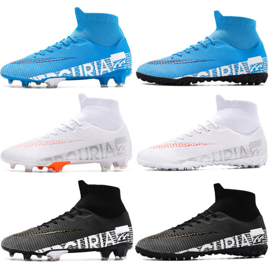 Botines de Fútbol Profesionales con Tacos Ajustables AG/TF para Hombre y Mujer