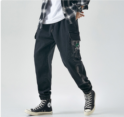 Pantalón Retro Holgado Talla Grande para Hombre - Image 11