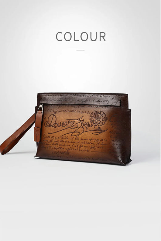 Cartera de Cuero Personalizada para Hombre - Clutch Elegante - Image 9