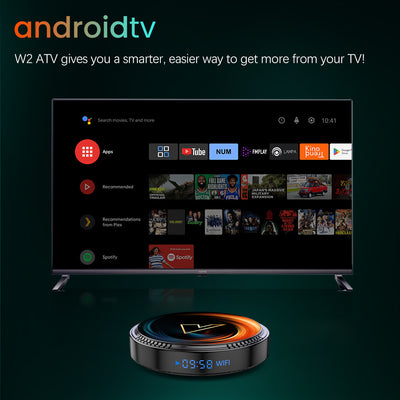 Caja Smart TV Box W2: Android 11 y Wifi Dual para Streaming 4K - Image 12