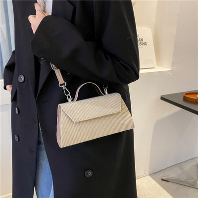 Bolso Bandolera Asimétrico con Patrón de Piedra para Mujer - Image 5