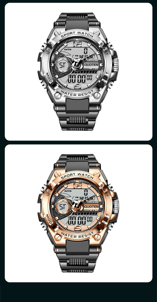Reloj Deportivo Multifunción Resistente al Agua con Tecnología Quartz - Image 10