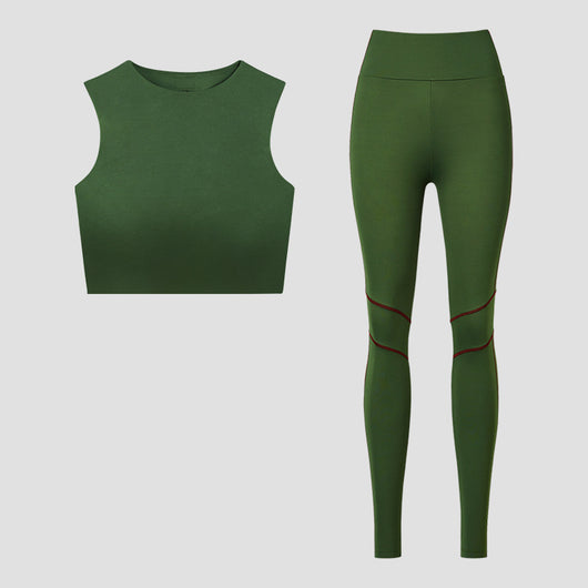 Pantalones Yoga Cintura Alta Levantacaderas Ajustados Elásticos - Image 3