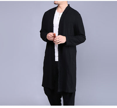Camisa Ligera de Lino para Hombre con Protección del Viento - Image 10