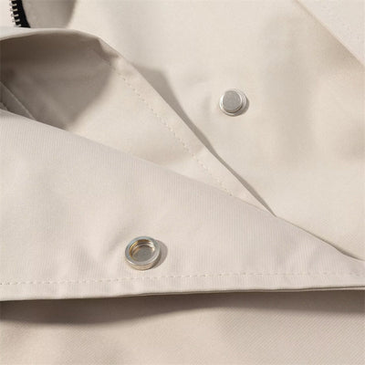 Gabardina con Cuello Parado y Cinturón para Mujer - Image 15