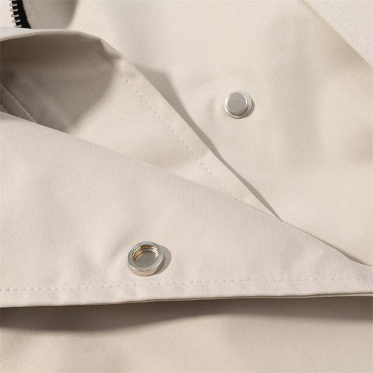 Gabardina con Cuello Parado y Cinturón para Mujer - Image 15