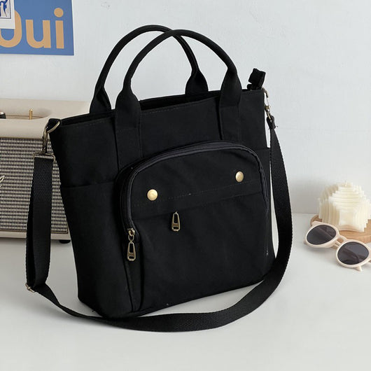 Bolsa de Hombro Portátil Versátil en Pana - Image 6