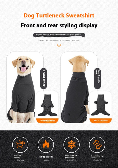 Abrigo Polar para Perros con Cuello Alto - Protección Térmica Completa - Image 10