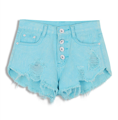 Shorts de Mezclilla Cintura Alta para Mujer - Image 12