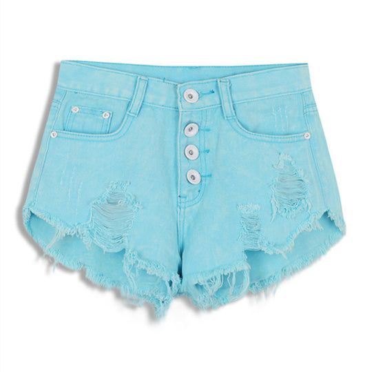 Shorts de Mezclilla Cintura Alta para Mujer - Image 12