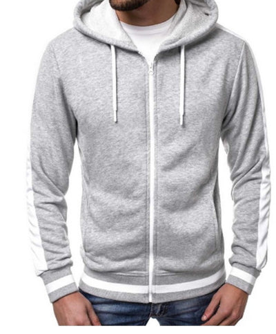 Sudadera con Capucha y Cierre de Contraste para Hombre - Image 10