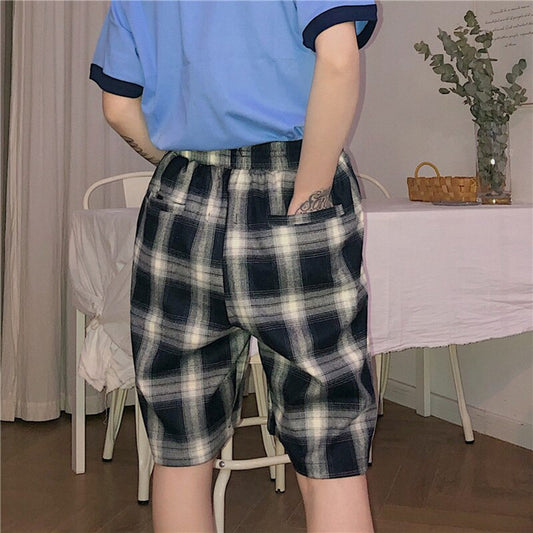 Pantalones Cortos Holgados Harajuku Coreanos de Cintura Alta para Hombre y Mujer - Image 2