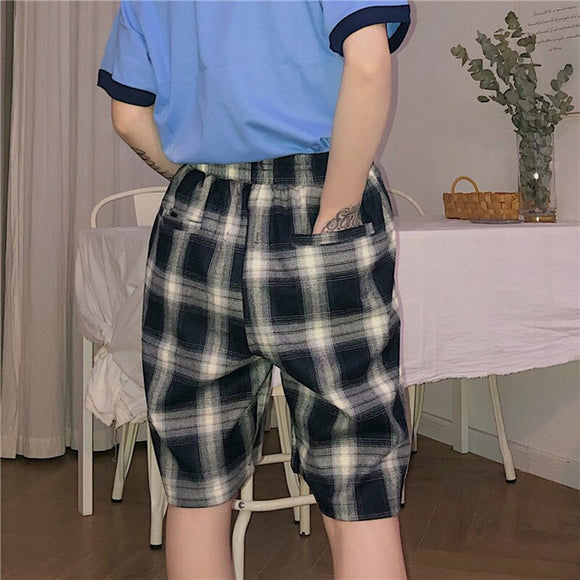 Pantalones Cortos Holgados Harajuku Coreanos de Cintura Alta para Hombre y Mujer