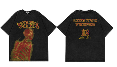 Playera Calavera Urbana Unisex - Diseño Suelto para Pareja - Image 16