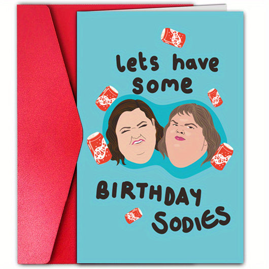 Tarjeta de Cumpleaños Divertida con Diseño Cartoon - Image 7
