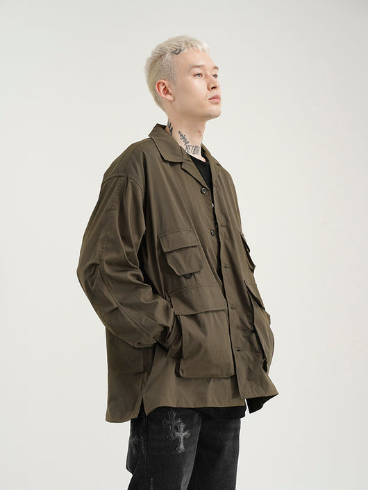 Chaqueta de Trabajo Impermeable con Bolsillos Funcionales para Pesca - Image 3