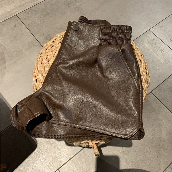 Pantalón de Cuero PU Hot Girl - Botas Ajustadas