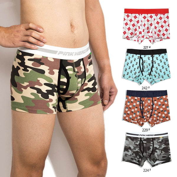 Calzoncillos Boxer Briefs de Algodón Premium para Hombre