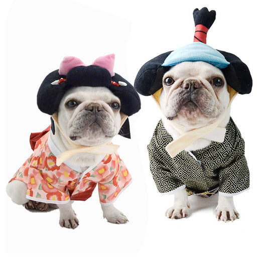 Disfraz de Guerrero Samurái para Perros - Estilo Kimono Japonés - Image 3