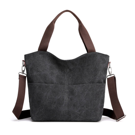 Bolso Tote Grande de Lona - Capacidad Máxima para tu Día - Image 8