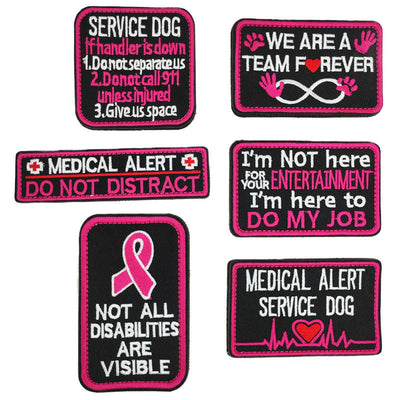 Accesorios para Perros con Bordado y Velcro - Pegatinas Decorativas Personalizables - Image 25