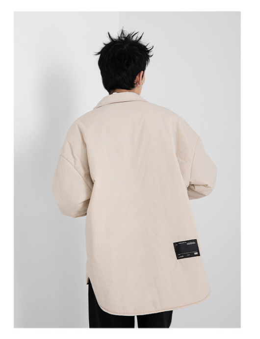 Chaqueta Acolchada Casual Estilo Camisero de Algodón Japonés - Image 8