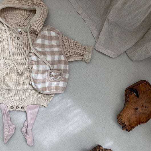 Pijama Enterizo con Capucha y Bolsillos para Bebés - Image 10