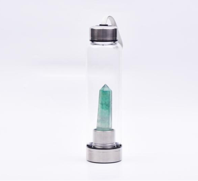 Vaso de Agua con Columna de Cristal Hexagonal - Energía y Bienestar - Image 7