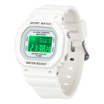 Reloj Digital Cuadrado Multicolor para Estudiantes - Image 6