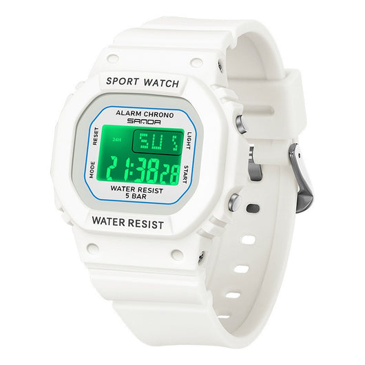 Reloj Digital Cuadrado Multicolor para Estudiantes - Image 6