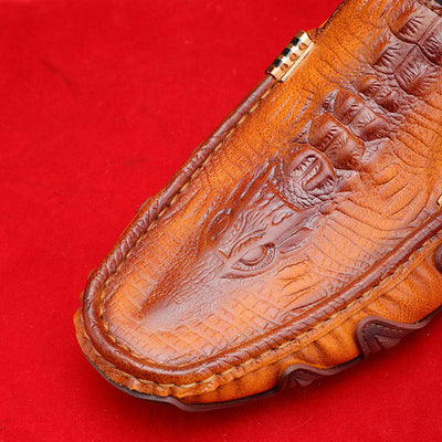 Zapatos Casuales Británicos de Cuero Genuino para Hombre - Primera Capa Premium - Image 16
