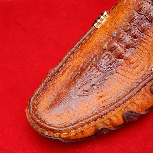 Zapatos Casuales Británicos de Cuero Genuino para Hombre - Primera Capa Premium - Image 16