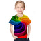 Camiseta Infantil de Manga Corta con Estampado Digital