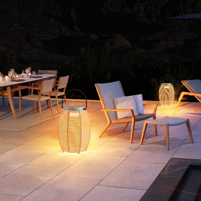 Lámpara Solar de Jardín Tejida Moderna - Iluminación Impermeable para Terrazas y Villas - Image 4