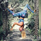 Blue double ring - L
