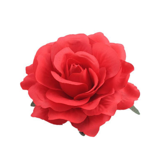 Horquilla de Novia con Rosas Rojas en Tela Flocked Premium - Image 23